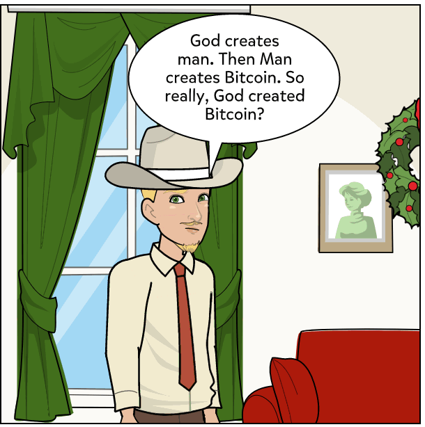Pitching bitcoin evangelical